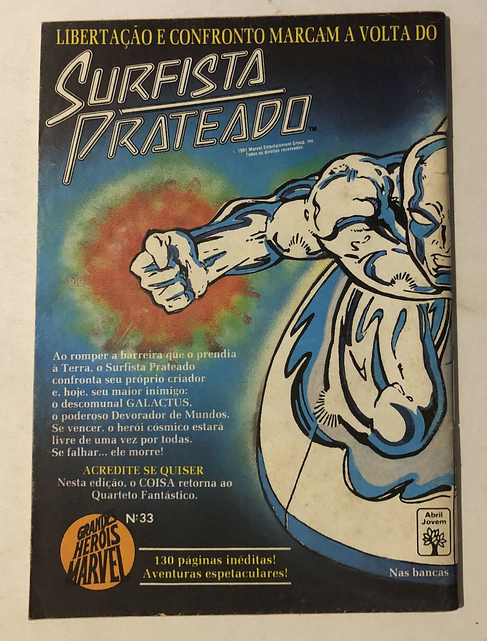 Liga da Justiça 1ª Série nº 33 - Ed. Abril 1991 - Imagem 2
