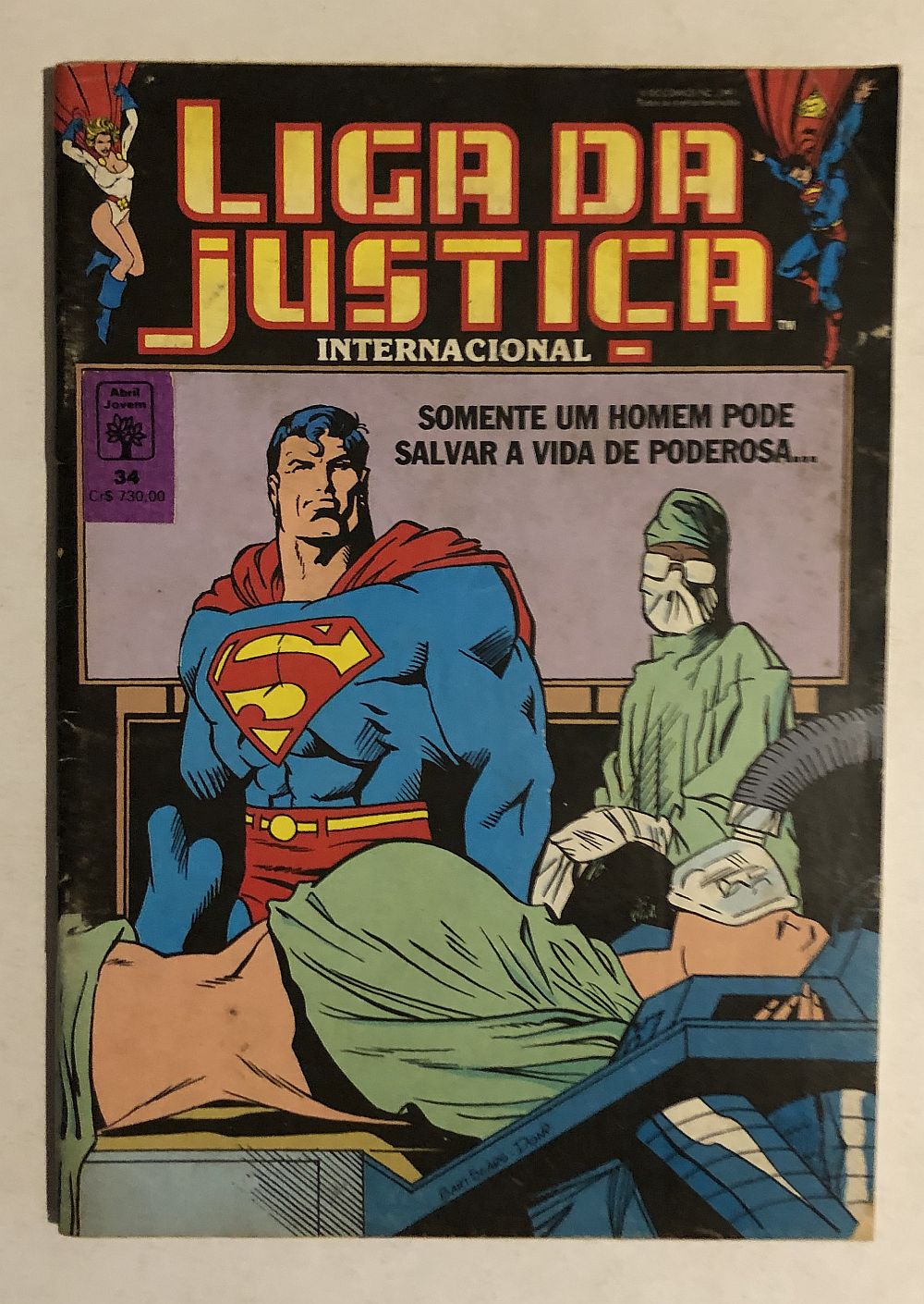 Liga da Justiça 1ª Série nº 34 - Ed. Abril 1991
