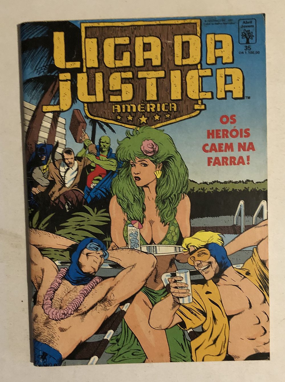 Liga da Justiça 1ª Série nº 35 - Ed. Abril 1991