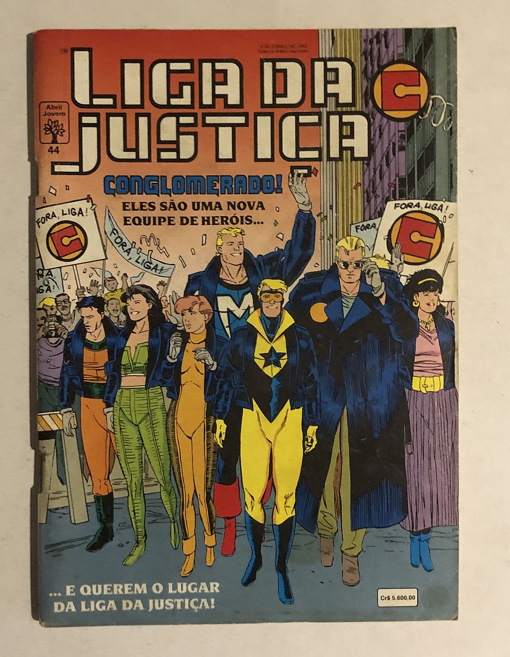 Liga da Justiça 1ª Série nº 44 - Ed. Abril 1992