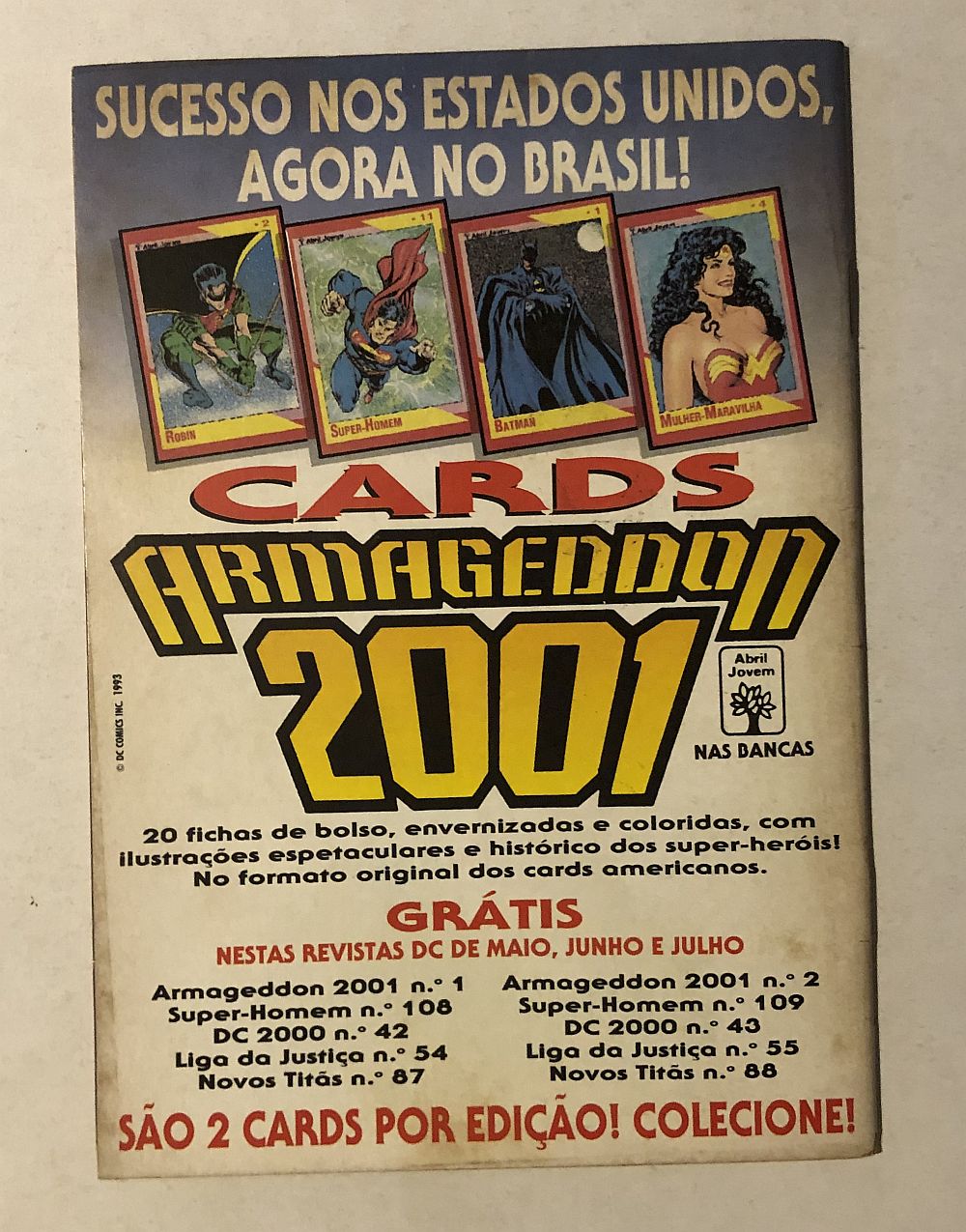 Liga da Justiça 1ª Série nº 54 - Ed. Abril 1993 - Imagem 2