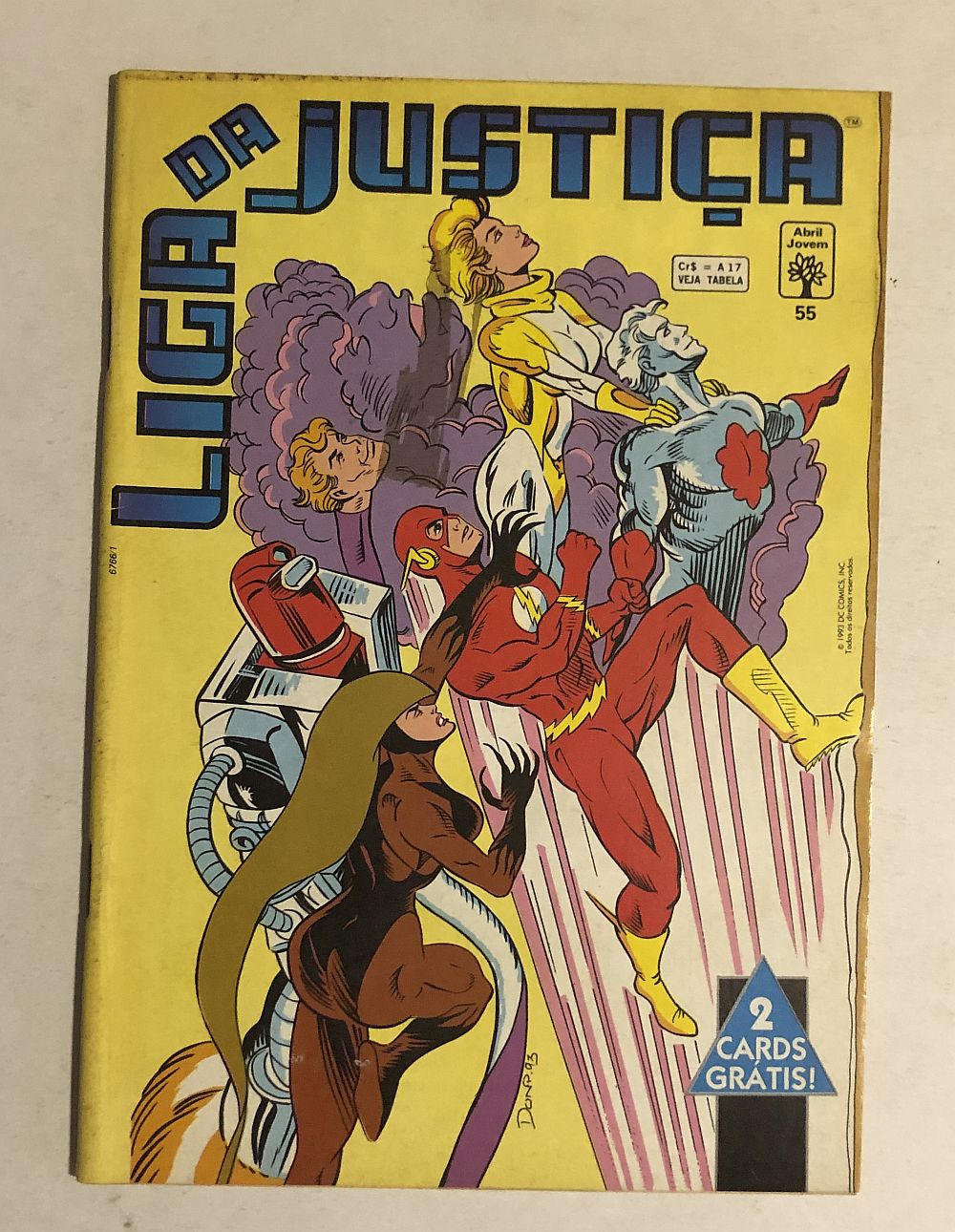 Liga da Justiça 1ª Série nº 55 - Ed. Abril 1993