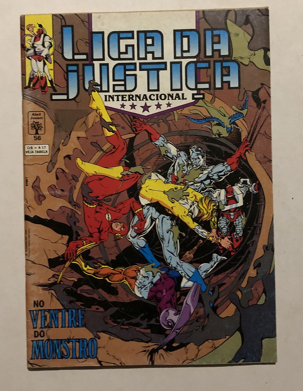Liga da Justiça 1ª Série nº 56 - Ed. Abril 1993