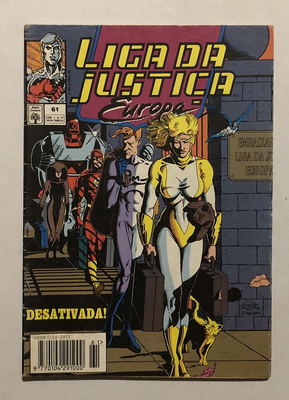 Liga da Justiça 1ª Série nº 61 - Ed. Abril 1994
