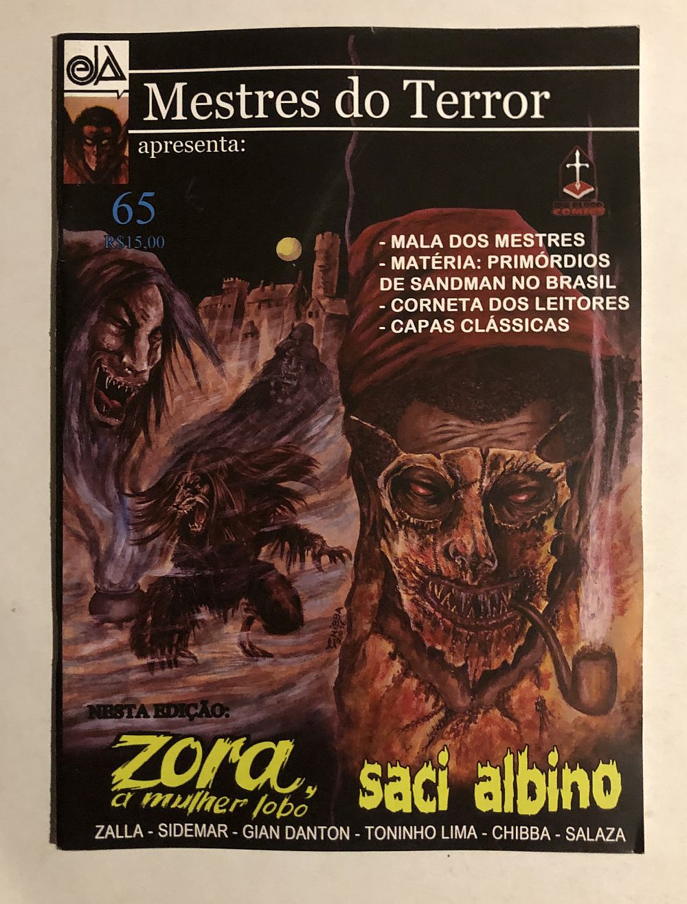 Mestres do Terror nº 65 - 2016 Ed. InkBlood Comics