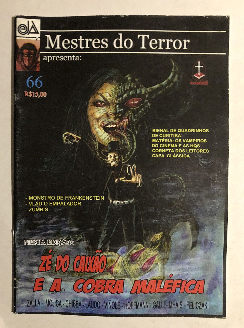 Mestres do Terror nº 66 - 2017 Ed. InkBlood Comics