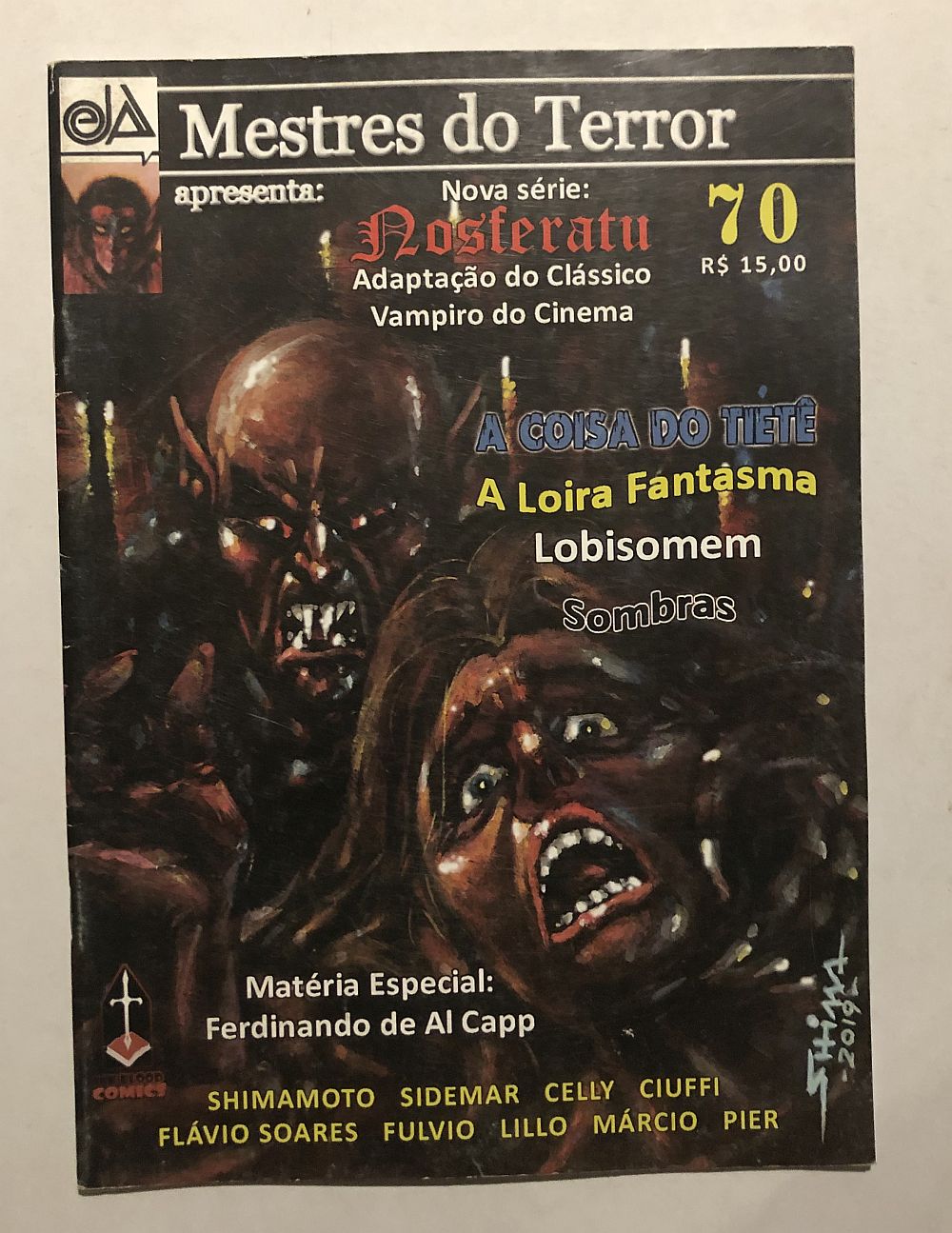 Mestres do Terror nº 70 - 2019 Ed. InkBlood Comics