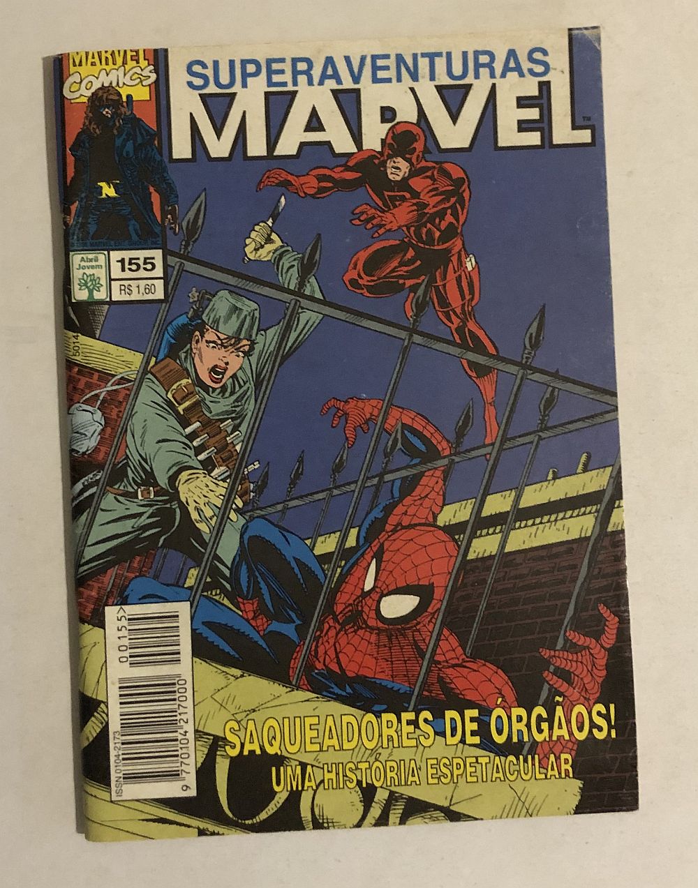 Superaventuras Marvel nº 155 - Ed. Abril 1995