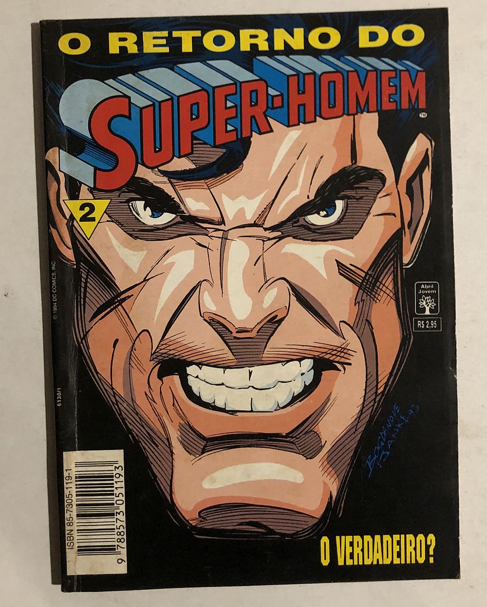 O Retorno do Super-Homem nº 2 - Ed. Abril 1994