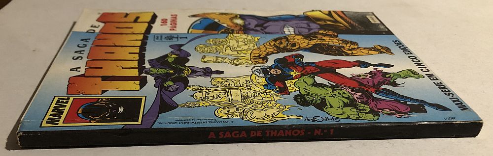 A Saga de Thanos nº 1 - Ed. Abril 1992 - Imagem 3