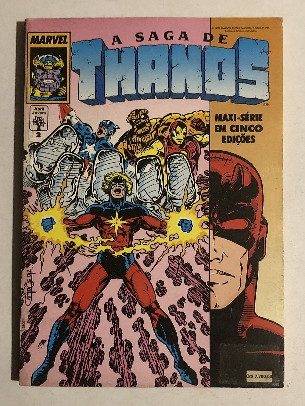 A Saga de Thanos nº 2 - Ed. Abril 1992