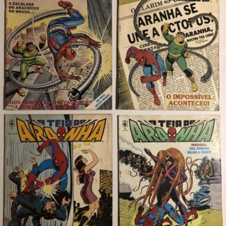 Teia Do Aranha nº 1 ao 4 - Ed Abril 1989
