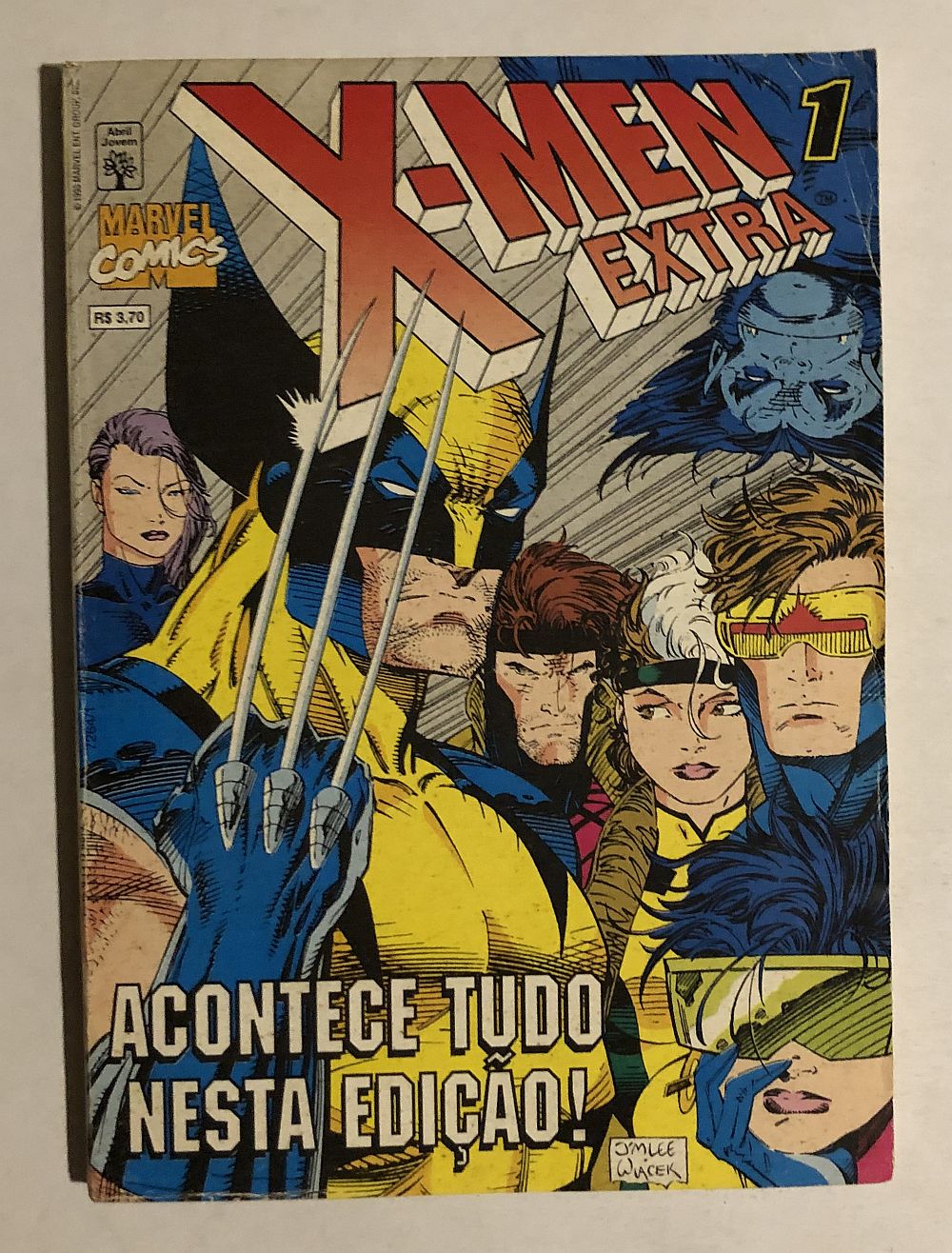 X-Men Extra 2ª Série nº 1 - Ed. Abril 1995