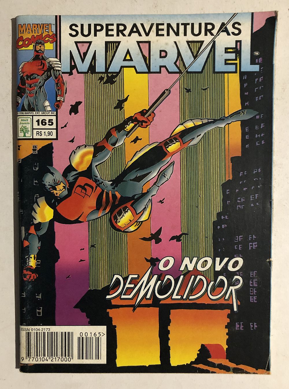 Superaventuras Marvel nº 165 - Ed. Abril 1996