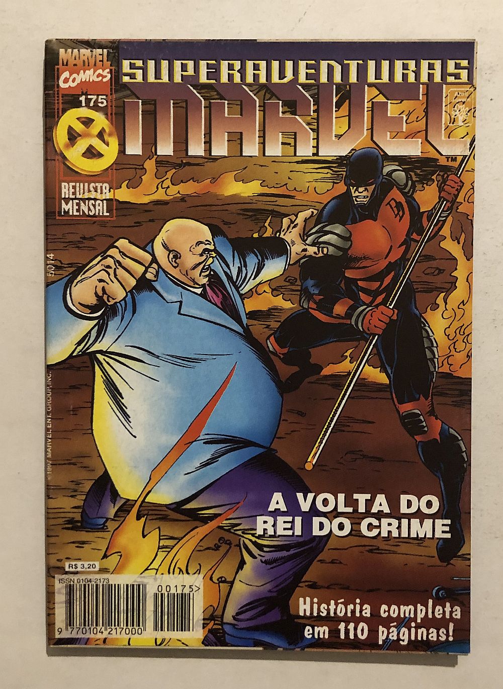 Superaventuras Marvel nº 175 - Ed. Abril 1997