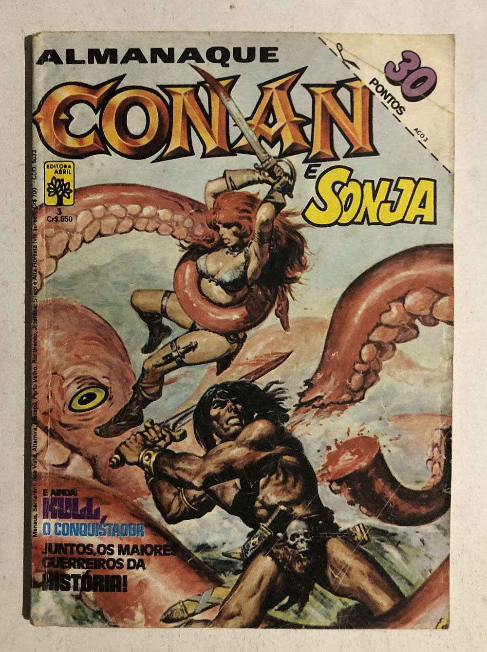 Almanaque Conan Formatinho nº 3 da 1ª Série Ed. Abril