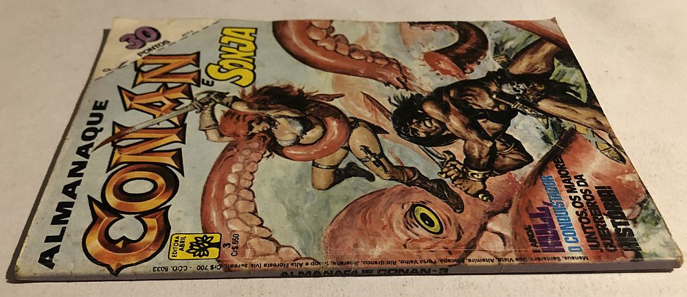 Almanaque Conan Formatinho nº 3 da 1ª Série Ed. Abril - Imagem 3