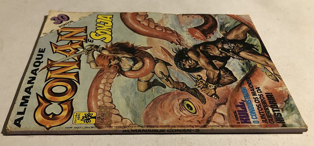 Almanaque Conan Formatinho nº 3 da 1ª Série Ed. Abril - Imagem 3