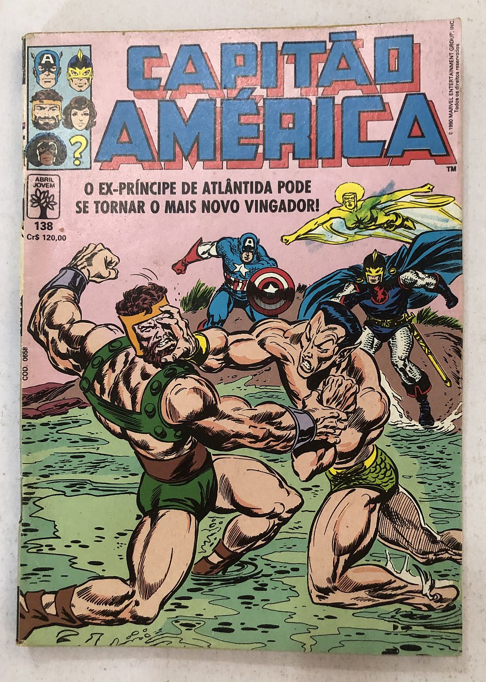Capitão América nº 138 - Ed. Abril 1990