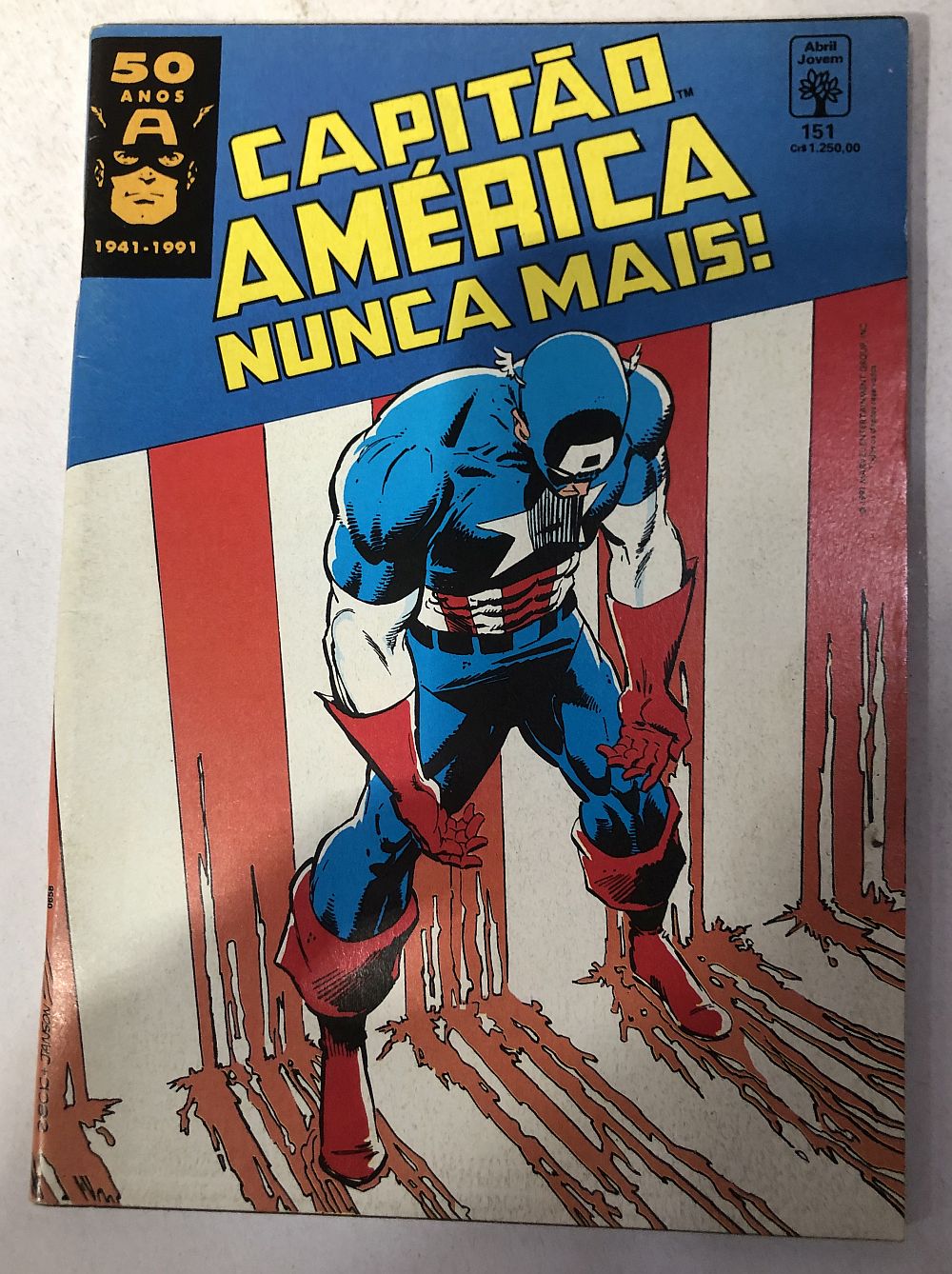 Capitão América nº 151 - Ed. Abril 1991