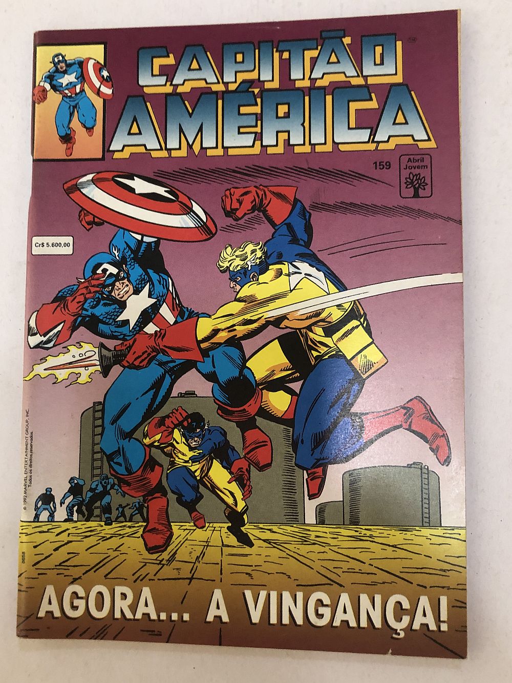Capitão América nº 159 - Ed. Abril 1992