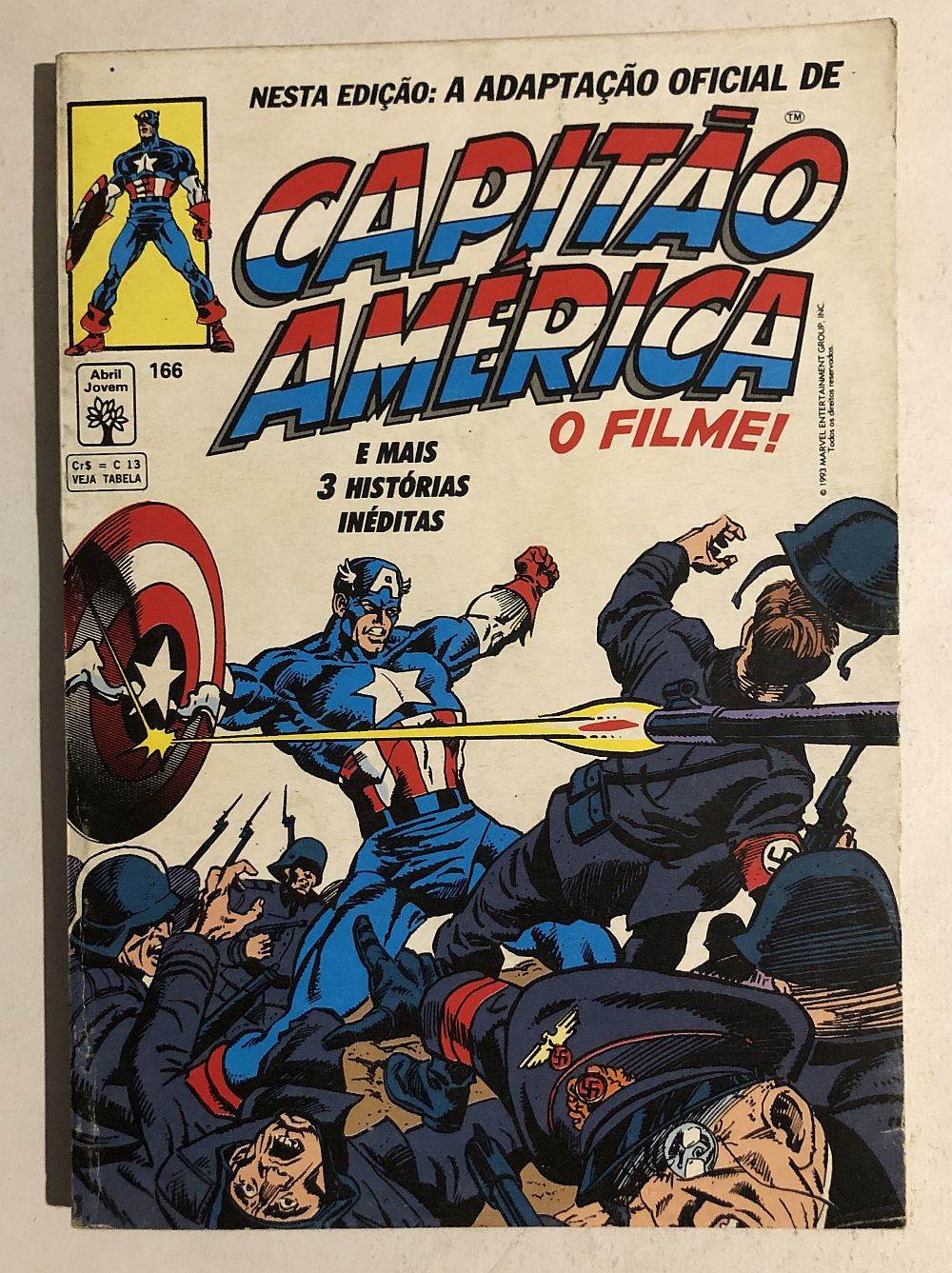 Capitão América nº 166 - Ed. Abril 1993