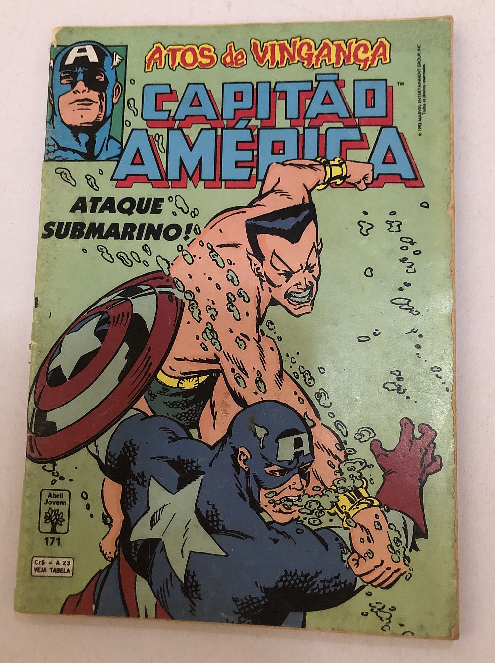 Capitão América nº 171 - Ed. Abril 1993