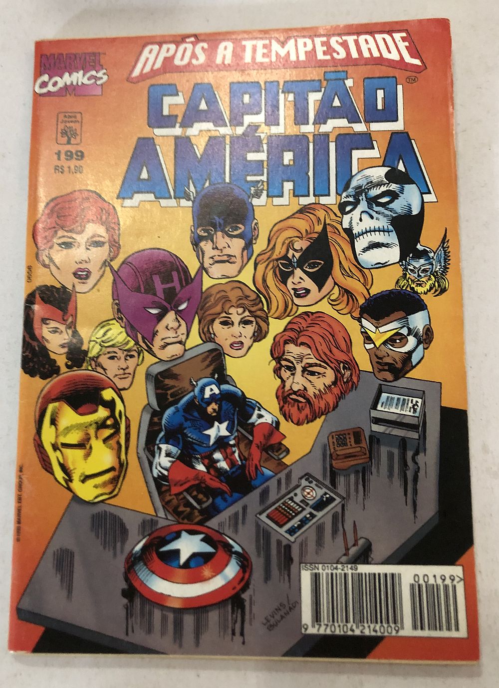 Capitão América nº 199 - Ed. Abril 1995