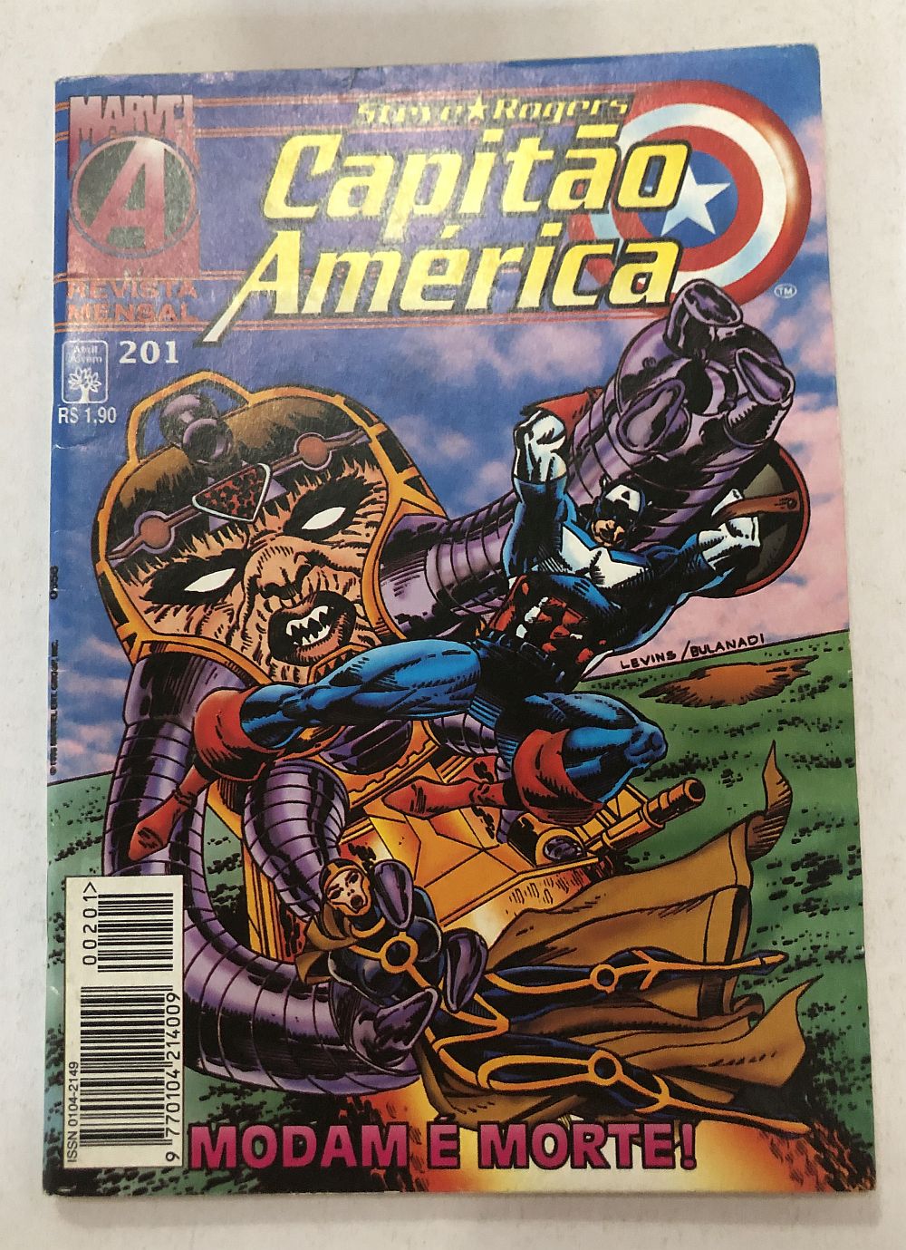 Capitão América nº 201 - Ed. Abril 1996