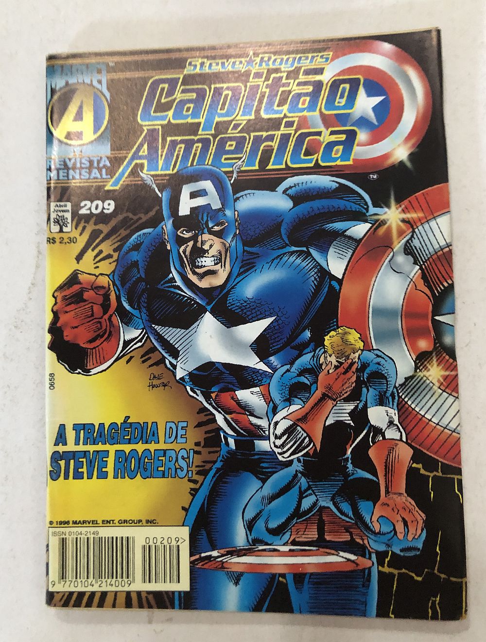 Capitão América nº 209 - Ed. Abril 1996