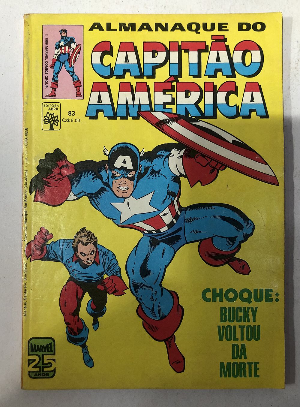 Capitão América nº 83 - Ed. Abril 1986