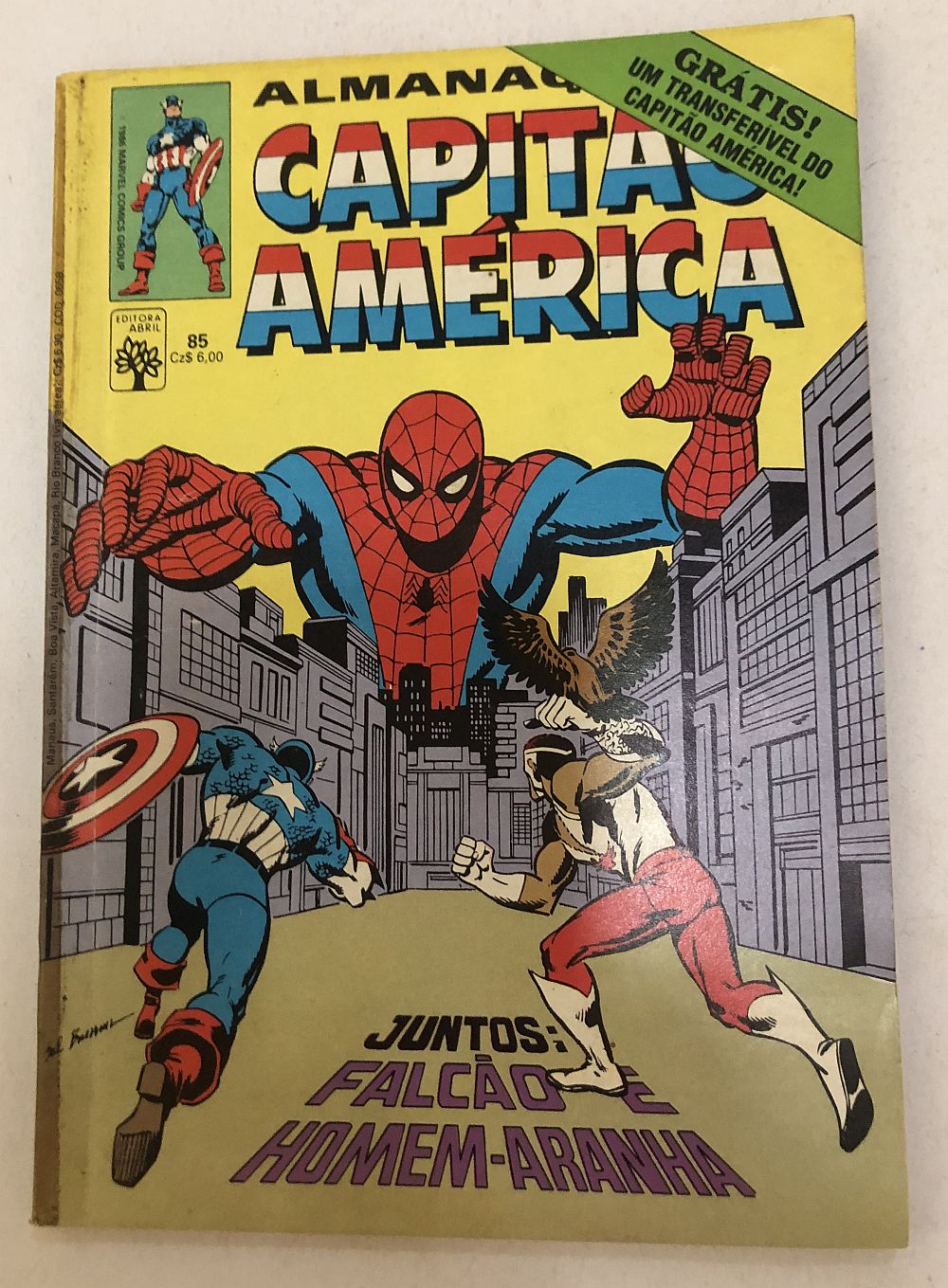 Capitão América nº 85 - Ed. Abril 1986