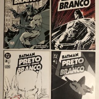 Batman Preto e Branco Minissérie Completa - Ed. Abril 1998