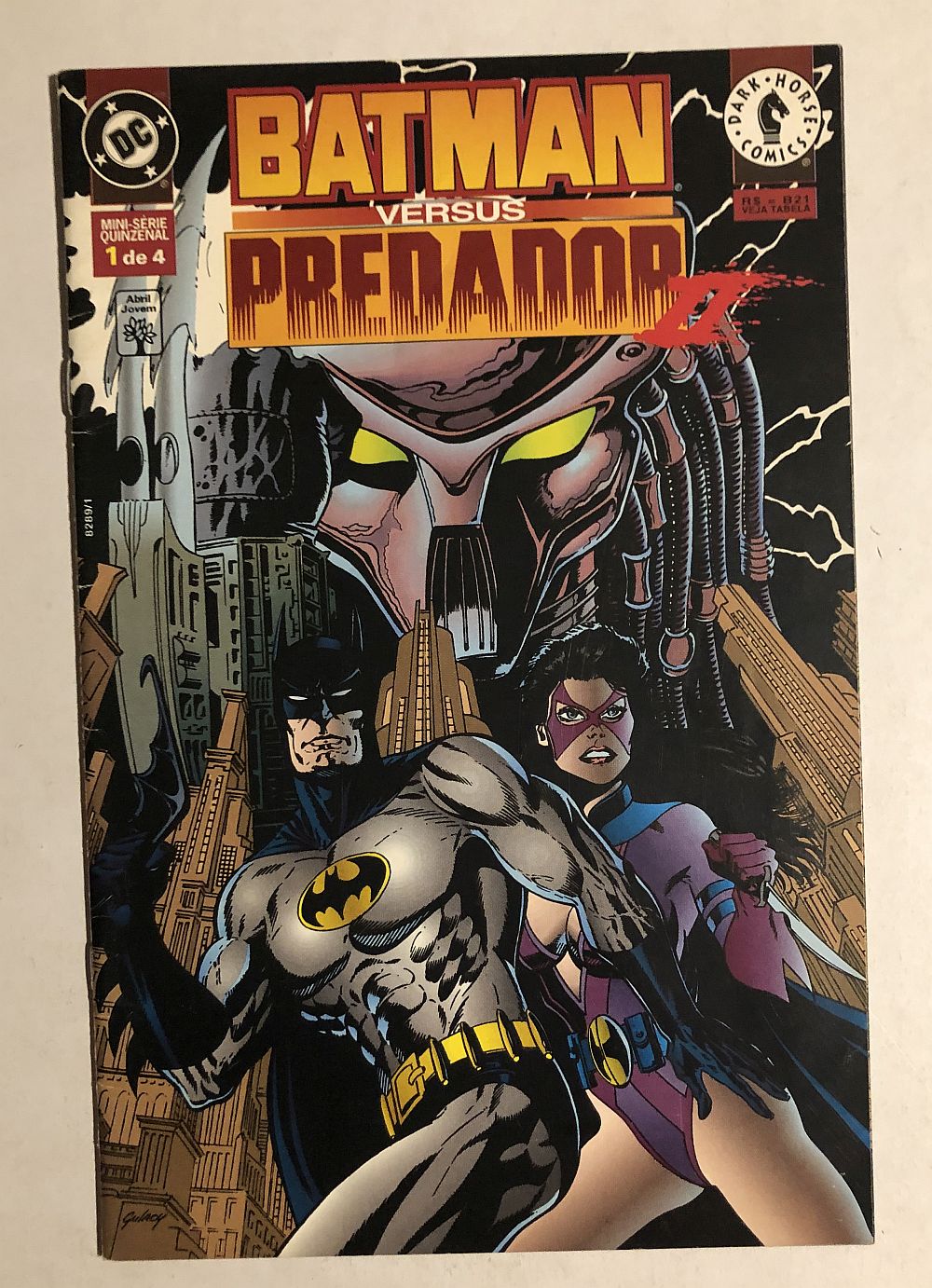 Batman versus Predador II nº 1 - Ed. Abril 1996