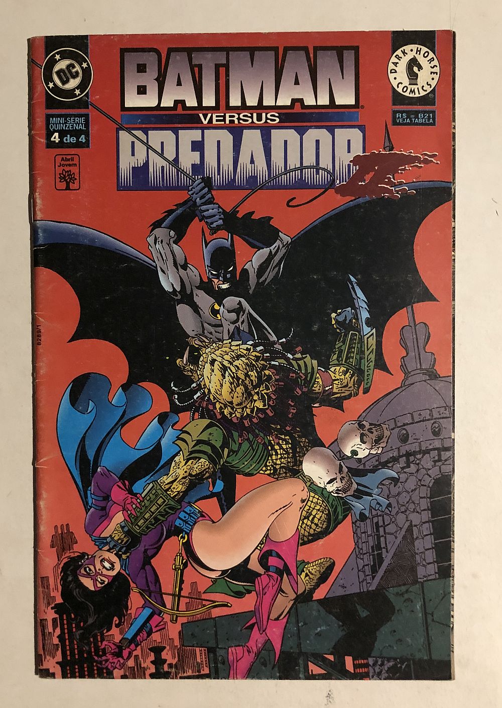 Batman versus Predador II nº 4 - Ed. Abril 1996
