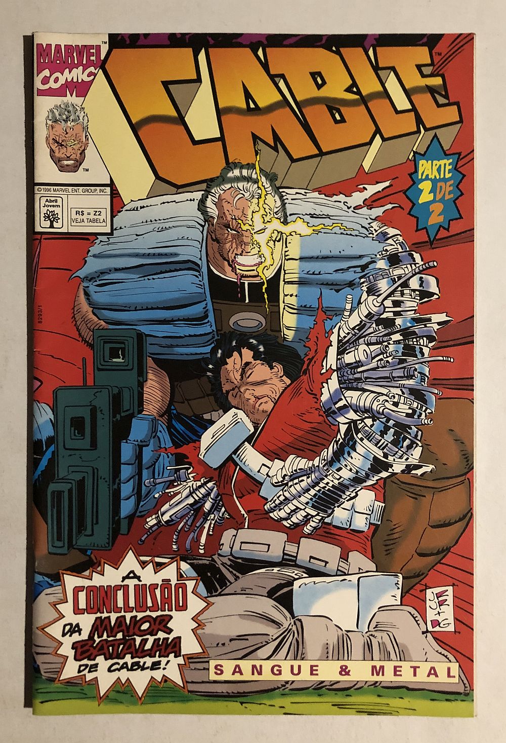 Cable nº 2 - Sangue e Metal - Ed. Abril 1996