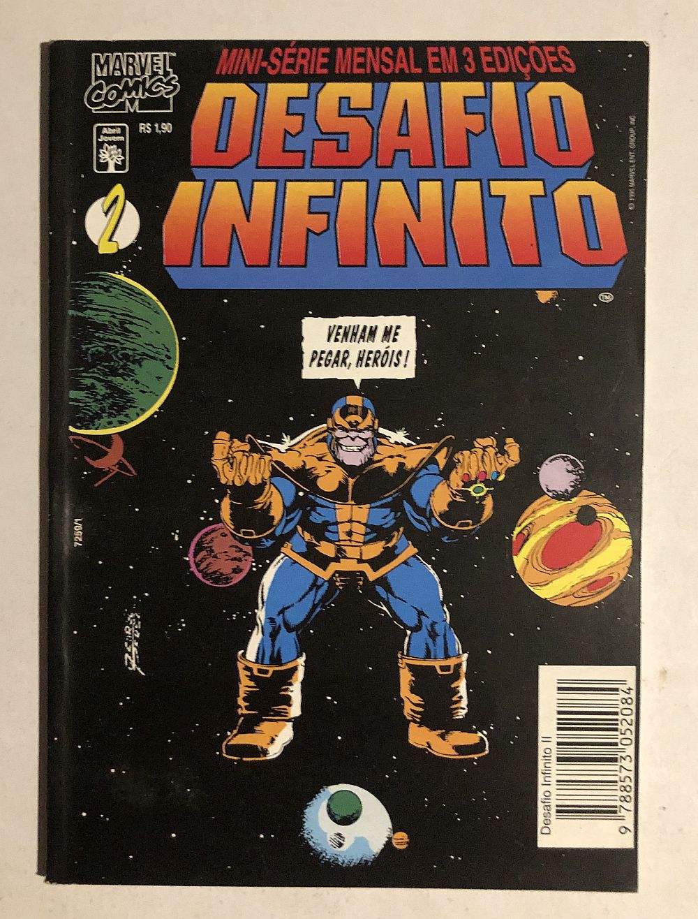 Desafio Infinito - Completa - Ed. Abril 1995 - Imagem 4