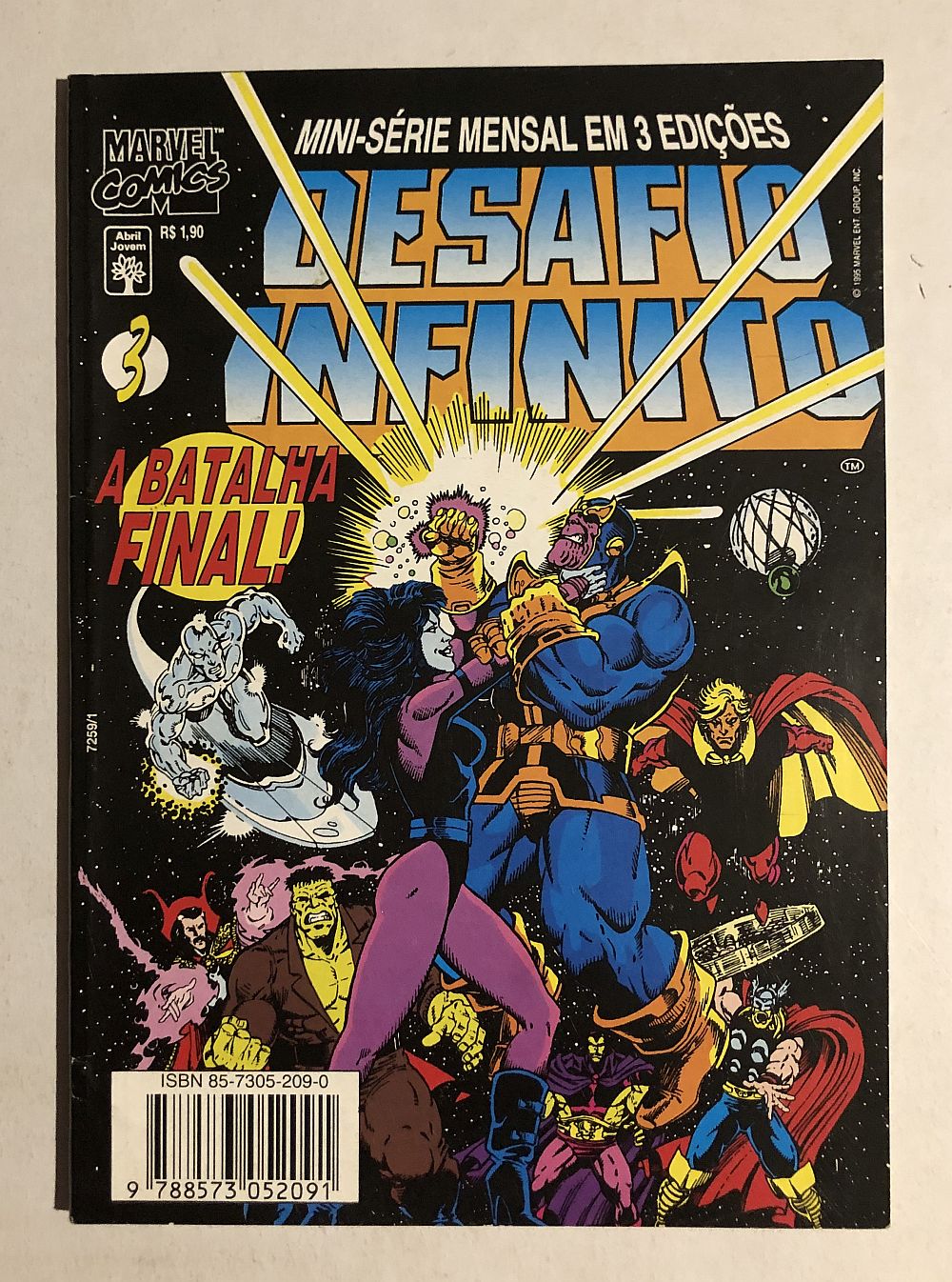 Desafio Infinito - Completa - Ed. Abril 1995 - Imagem 6