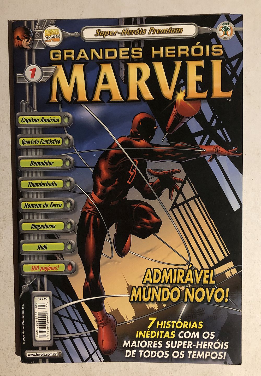 Grandes Heróis Marvel 3ª Serie nº 1 - Ed. Abril 2000