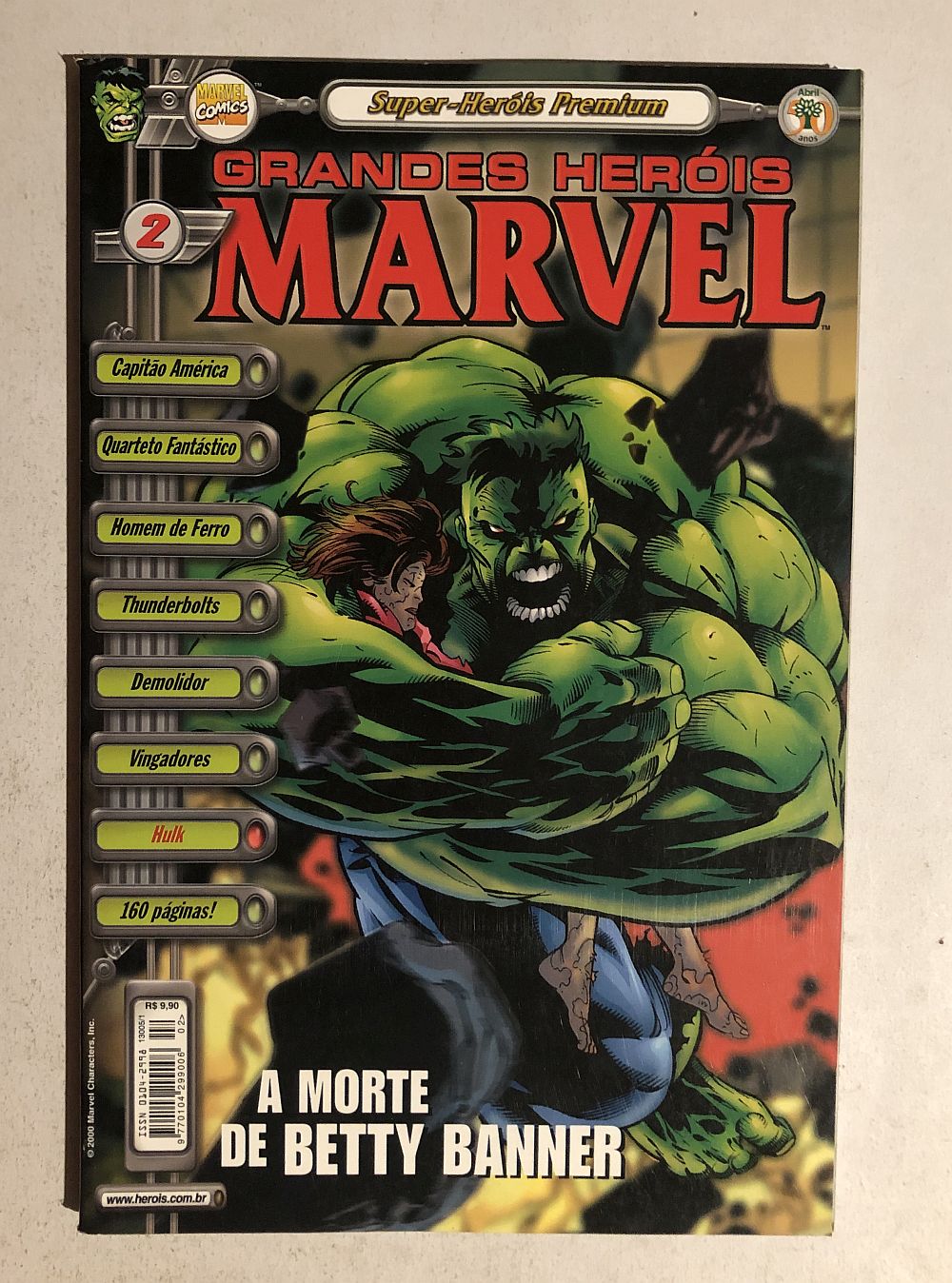 Grandes Heróis Marvel 3ª Serie nº 2 - Ed. Abril 2000