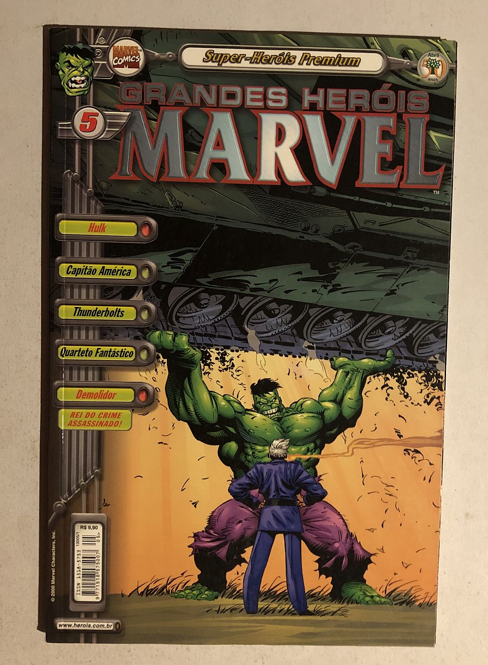 Grandes Heróis Marvel 3ª Serie nº 5 - Ed. Abril 2000