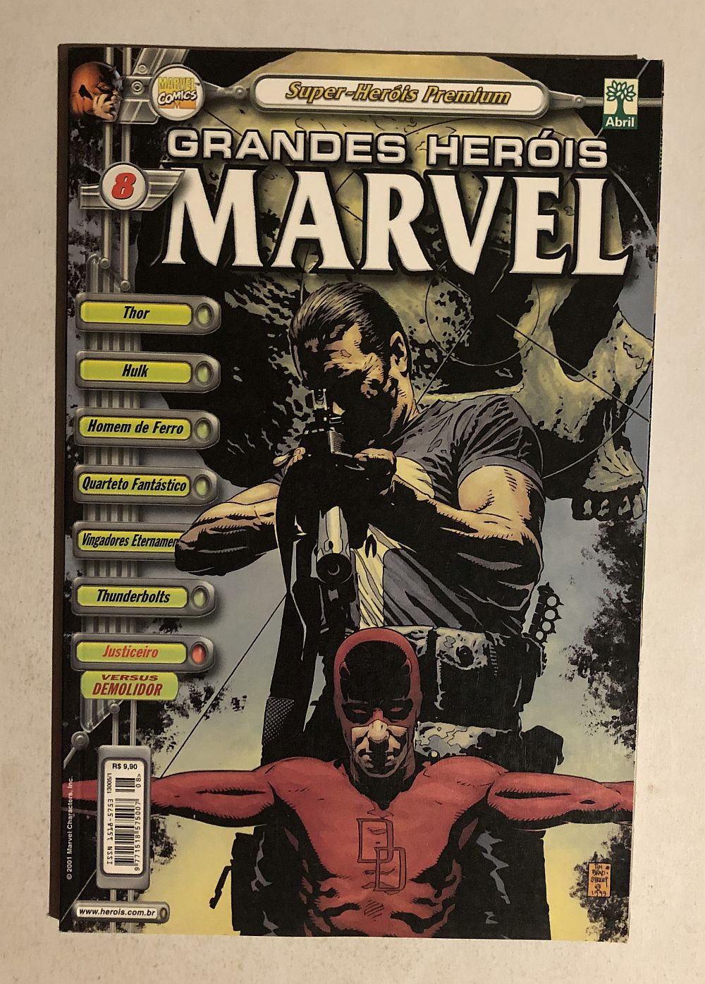 Grandes Heróis Marvel 3ª Serie nº 8 - Ed. Abril 2001