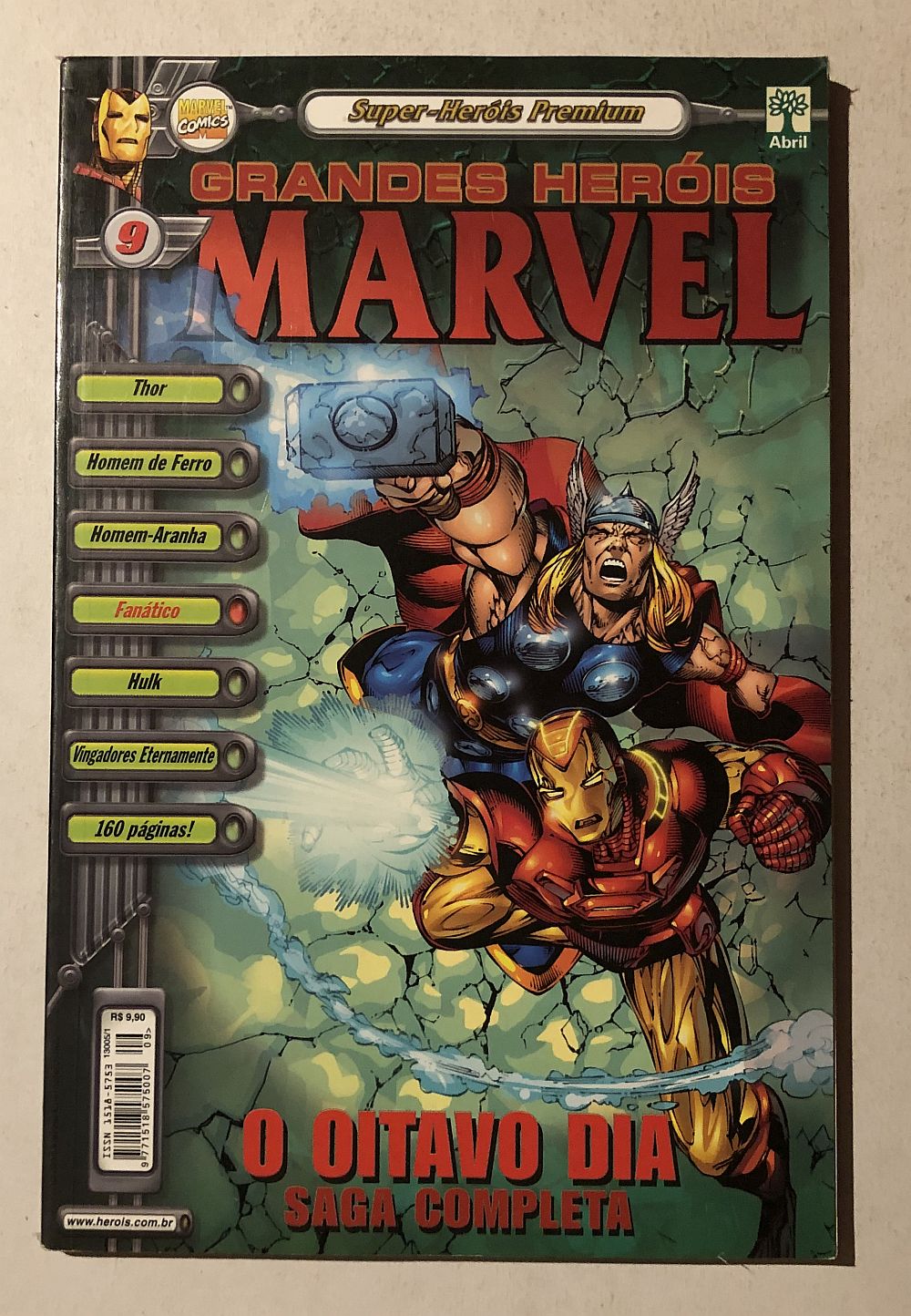 Grandes Heróis Marvel 3ª Serie nº 9 - Ed. Abril 2001