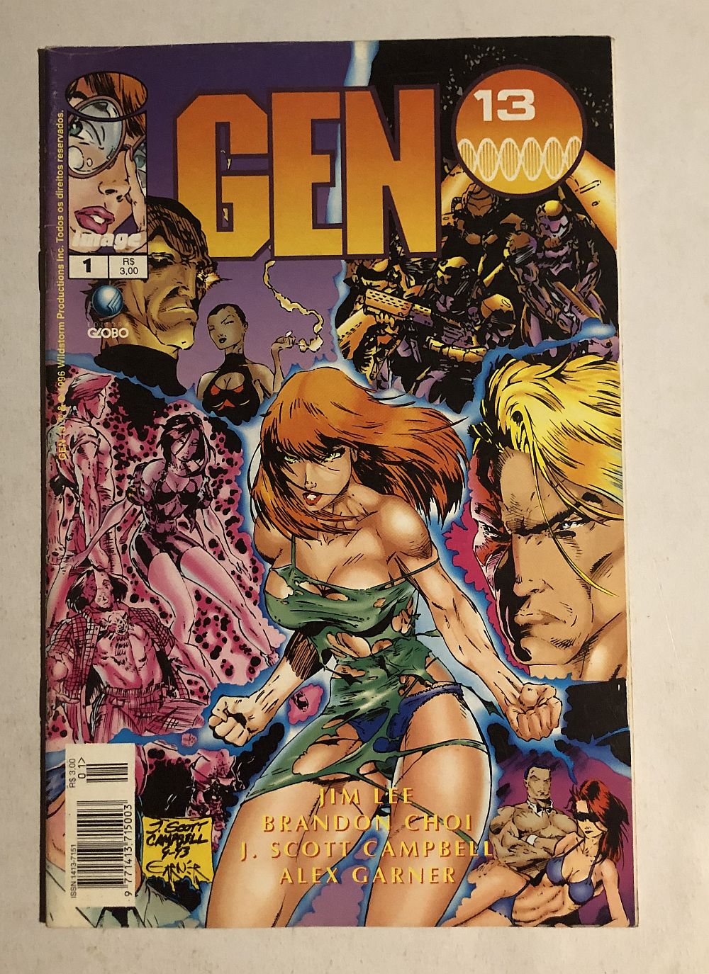 Gen 13 nº 1 - Ed. Globo 1996