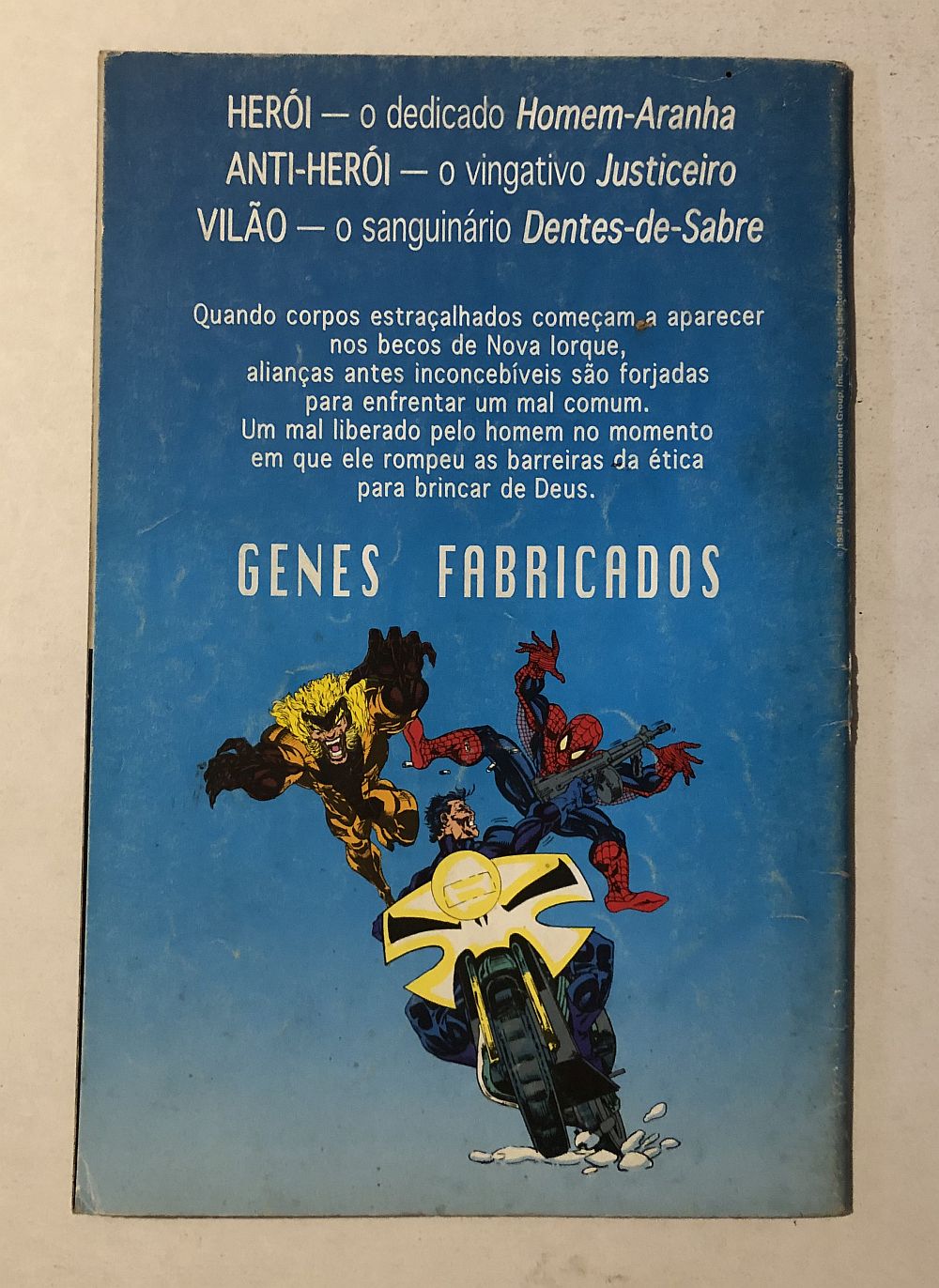 Homem-Aranha Justiceiro & Dentes-de-Sabre - Ed. Abril 1994 - Imagem 2