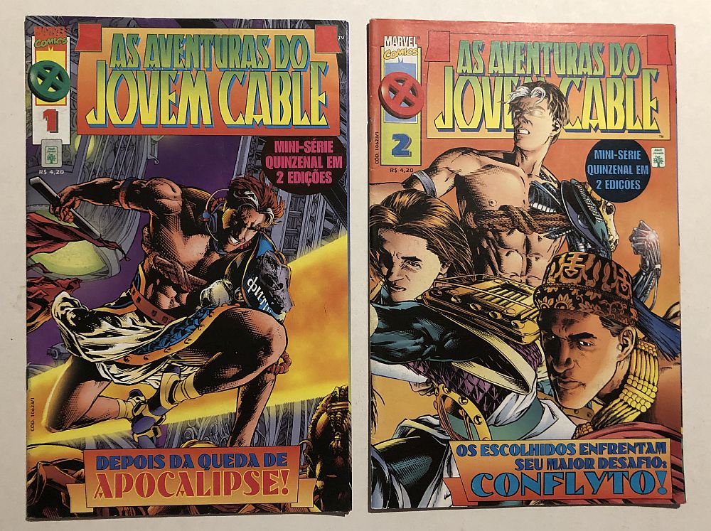 Aventuras do Jovem Cable - Completa Ed. Abril 1998