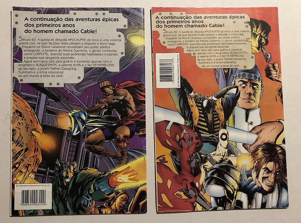 Aventuras do Jovem Cable - Completa Ed. Abril 1998 - Imagem 2