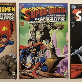Super-Homem O retorno de Apocalypse - Minissérie Completa - Ed. Abril 1999