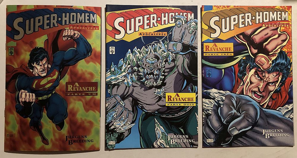 Super-Homem vs Apocalypse - A Revanche - Minissérie Completa - Ed. Abril 1995