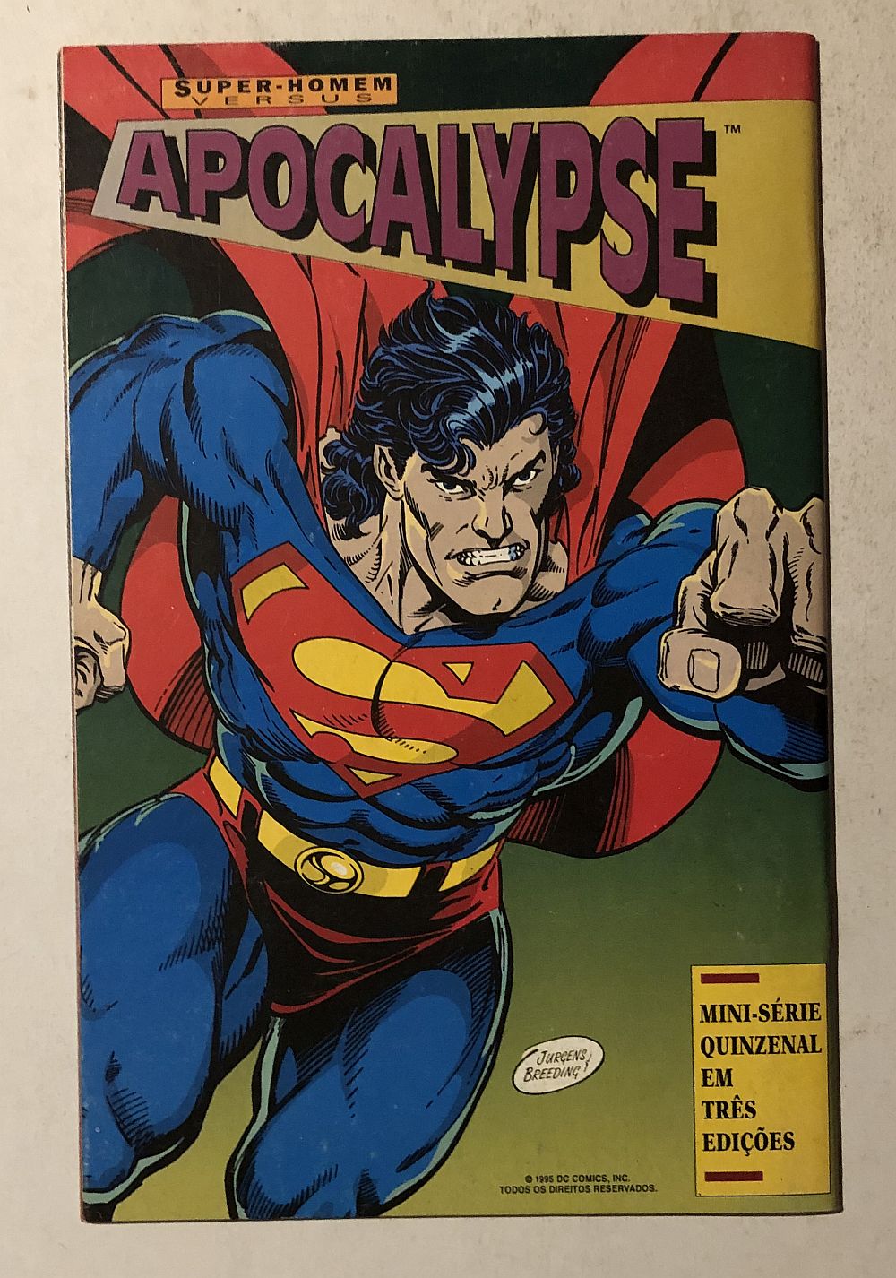 Super-Homem vs Apocalypse - A Revanche - Minissérie Completa - Ed. Abril 1995 - Imagem 5